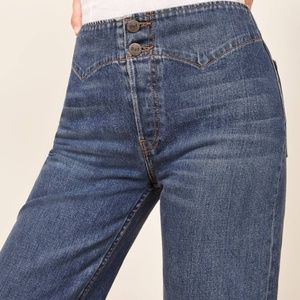 Reformation Wide Leg Clint Jeans size 27 NWT